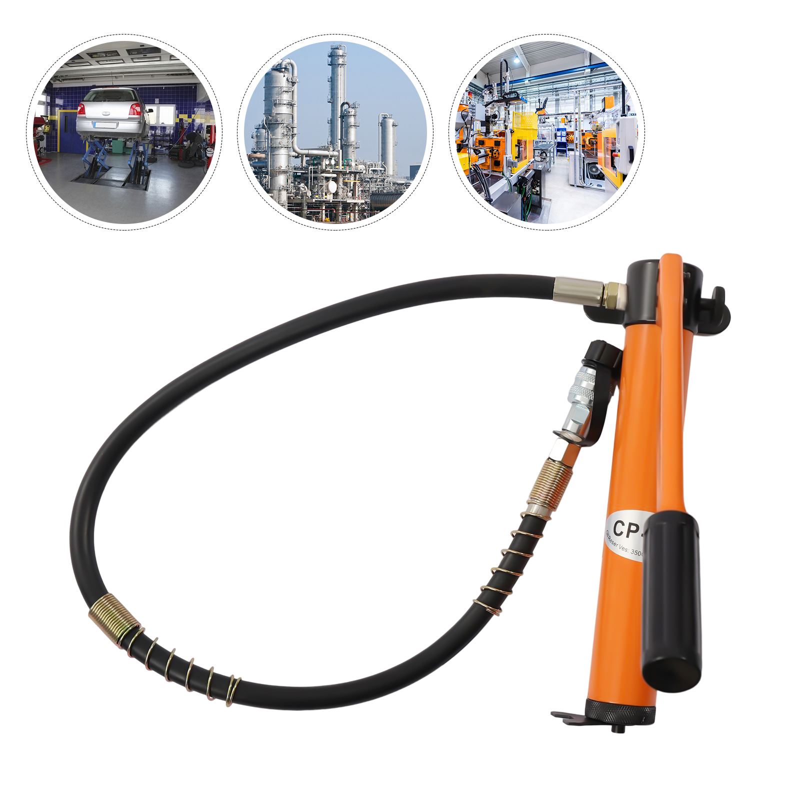 Hydraulic Hand Pump 70Mpa Hand Ram Pump Power Pump Holder for Hydraulic Tools CP-180 Manual Pump Separated Type Hydraulic Tool Hydraulic Hand Pump 70Mpa Hand Ram Pump Power Pump Holder for Hydraulic Tools CP-180 Manual Pump Separated Type Hydraulic Tool
