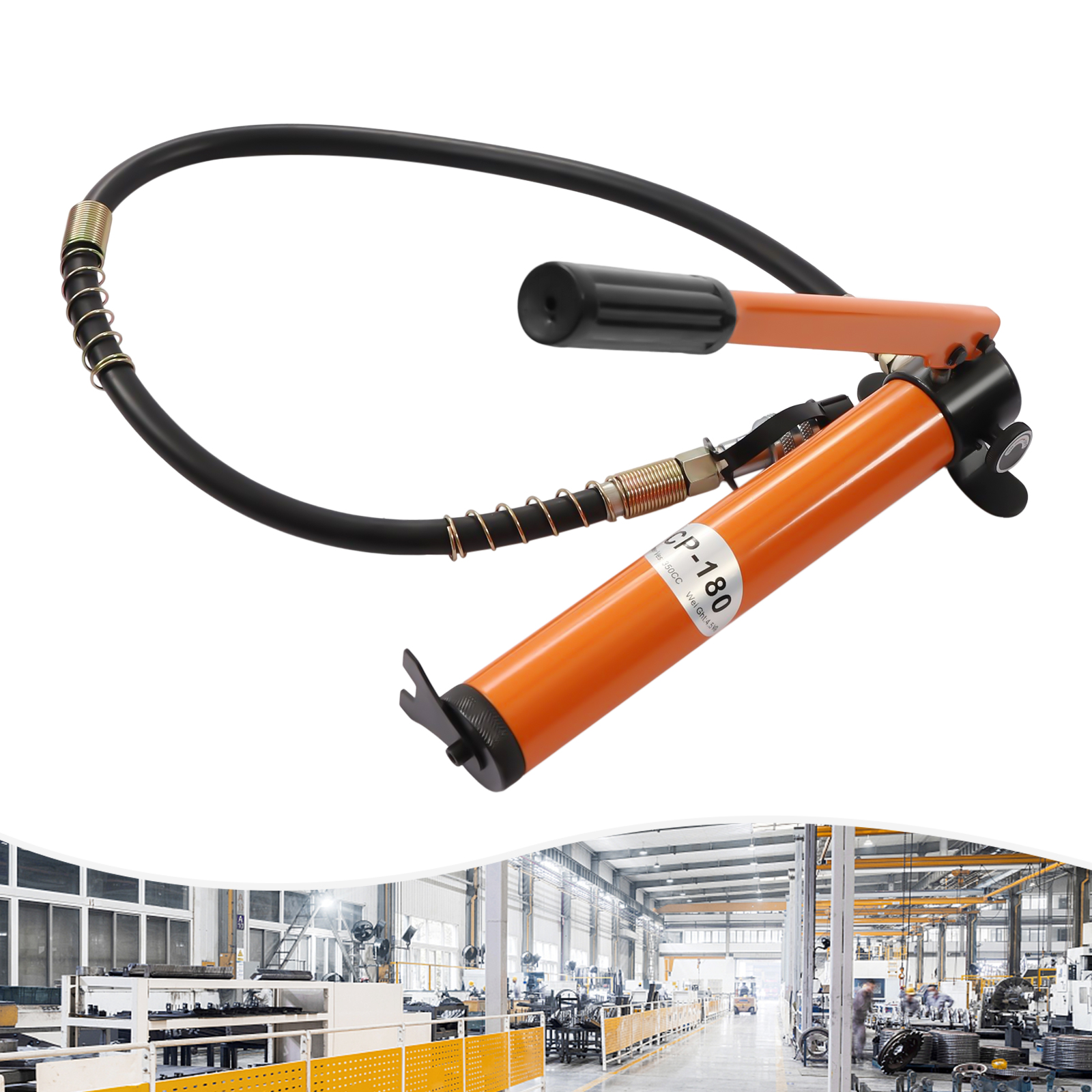 Hydraulic Hand Pump 70Mpa Hand Ram Pump Power Pump Holder for Hydraulic Tools CP-180 Manual Pump Separated Type Hydraulic Tool Hydraulic Hand Pump 70Mpa Hand Ram Pump Power Pump Holder for Hydraulic Tools CP-180 Manual Pump Separated Type Hydraulic Tool