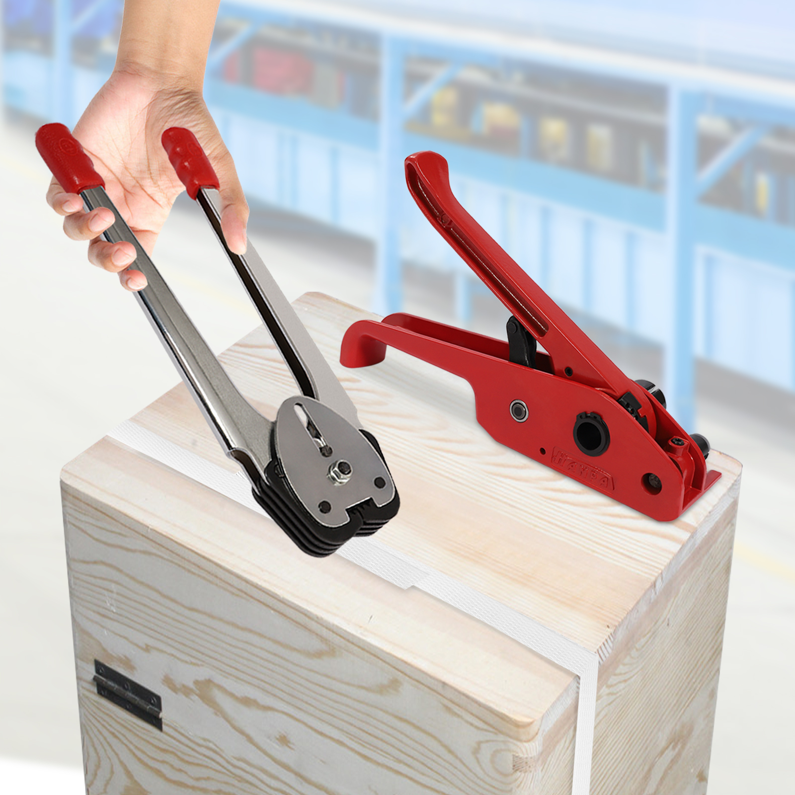 Manual Strapping Kit Including Seal Tensioner Strapping Clips for Tensioner PP Packaging Strapping Packing Machine Kit For Warehouse Packages Manual Strapping Kit Including Seal Tensioner Strapping Clips for Tensioner PP Packaging Strapping Packing Machine Kit For Warehouse Packages