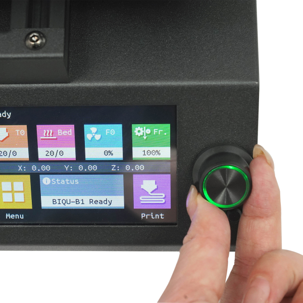 3D Printer FDM 3D Printer High Precision 3D Printer with Heat Dissipation Fan  LCD Smart Touch Screen BL Touch Stand for Handmade Architectural Design