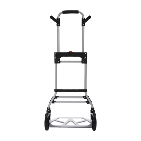 Folding Hand Truck Luggage Cart Foldable Cart for Use at Home the Office Travel or Shopping Aluminum Alloy Steel PVC Material Folded Product Size 19*34.6 in