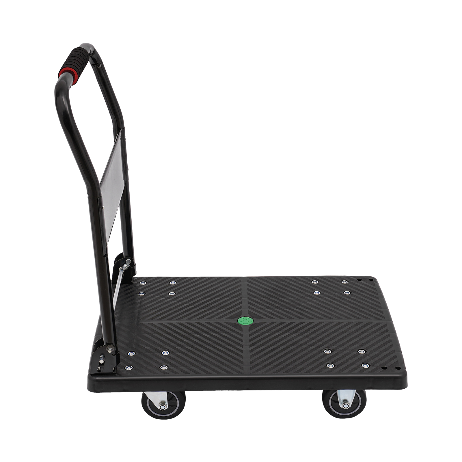 48 x 72 x 85 cm folding cart with silent wheels flat hand cart For Storage Distribution And Transportation Indoors 18.8*28.3*33.4in Black 48 x 72 x 85 cm folding cart with silent wheels flat hand cart For Storage Distribution And Transportation Indoors 18.8*28.3*33.4in Black