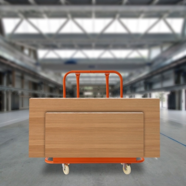 Drywall Cart 1600LBS Load Capacity Drywall Cart Dolly Handling Sheetrock Sheet Panel Service Cart Heavy Duty Casters Orange 1600 Lbs