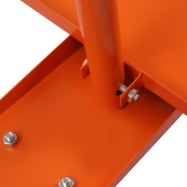 Drywall Cart 1600LBS Load Capacity Drywall Cart Dolly Handling Sheetrock Sheet Panel Service Cart Heavy Duty Casters Orange 1600 Lbs
