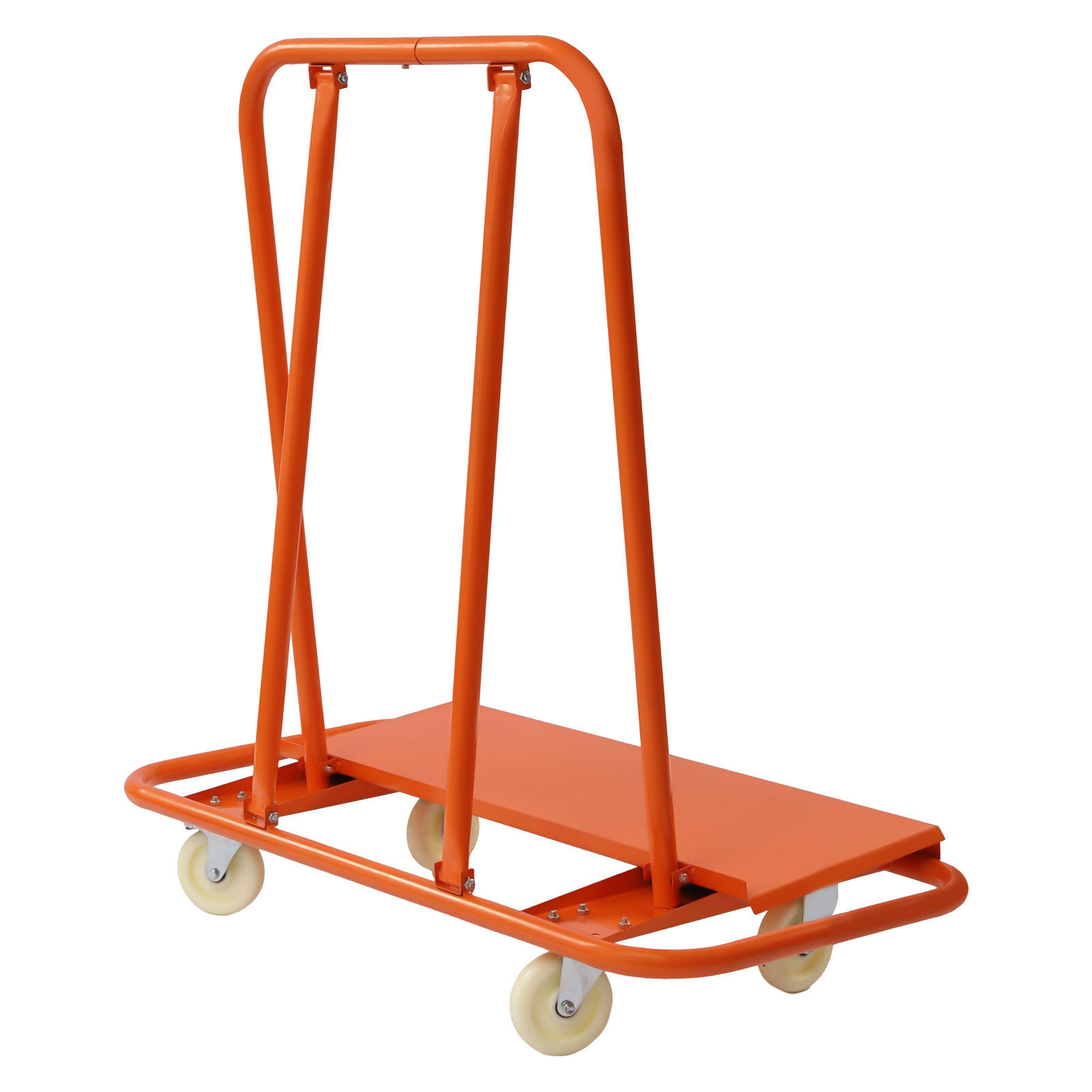 Drywall Cart Drywall Sheet Carts with 2200 LBS Load Capacity Heavy Duty Plasterboard Trolley w/ Four Wheels Service Dolly for Handling