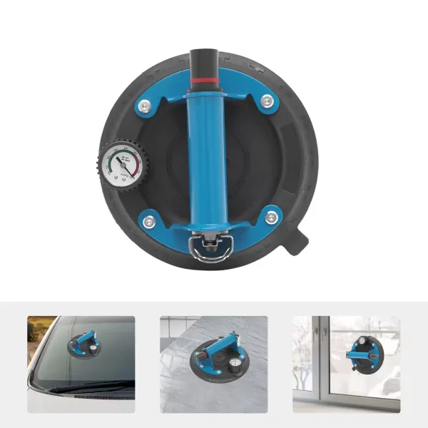 Concave Vacuum Suction Cup for Granite and Glass Lifting Glass Suction Cup with Handle and Pump, 240lbs Load Capacity Concave Vacuum Suction Cup for Granite and Glass Lifting Glass Suction Cup with Handle and Pump, 240lbs Load Capacity