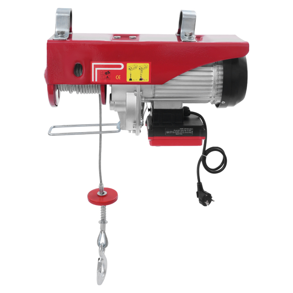 1000kg 12m Wire Rope Electric Hoist with Wireless Remote Control, Wireless Control Electric Hoist, Double Sling Electric Hoist