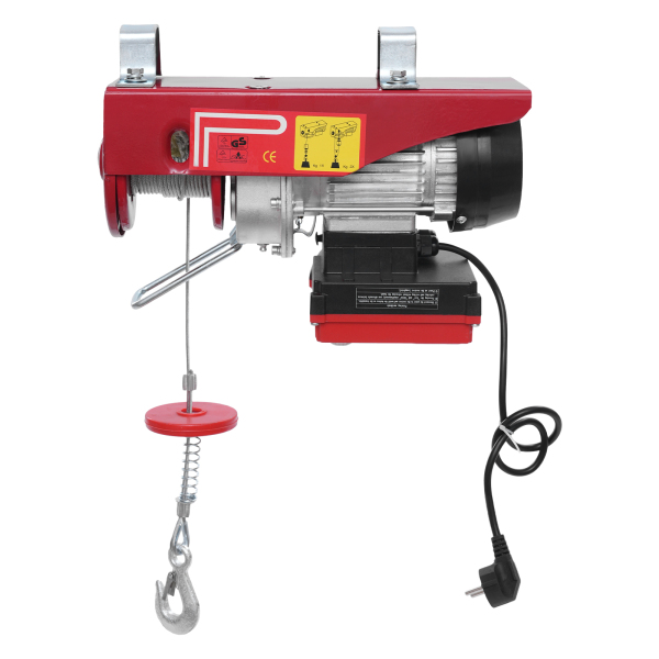 250kg 12m Wire Rope Electric Hoist with Wireless Remote Control, Wireless Control Electric Hoist, Double Sling Electric Hoist
