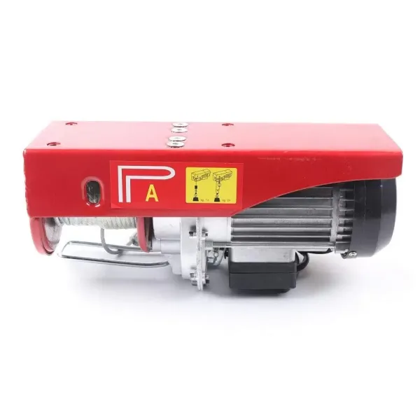 Electric hoist 800/1000 kg with emergency stop switch 220 V 1600 W Electric winch IP40 - Protection class 6 mm