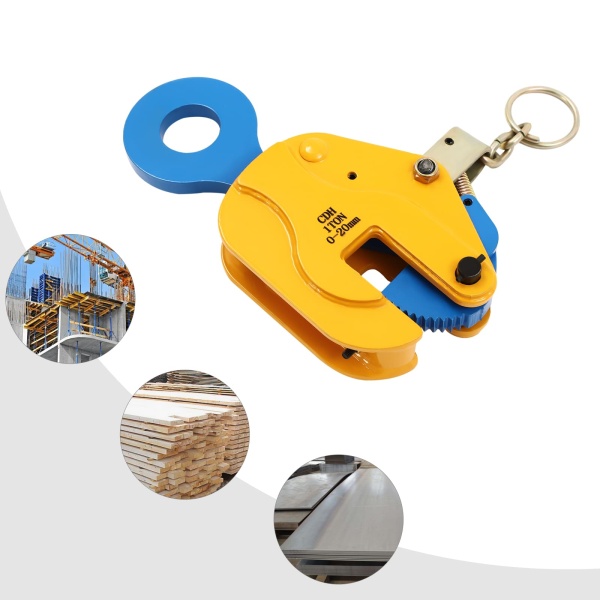 Vertical Plate Lifting Clamp, Sheet Metal Lifting Clamp, Heavy Duty Plate Clamp, Load Capacity 1T/ 2204.62 lbs