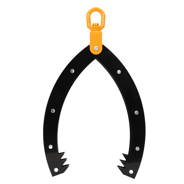 32 Inch Log Lifting Grapple, Steel Drag Swivel Grapple, Load Capacity: 1500kg