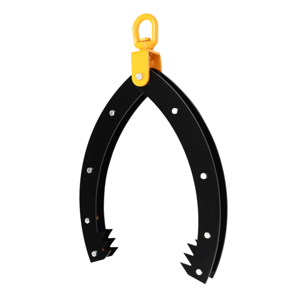 32 Inch Log Lifting Grapple, Steel Drag Swivel Grapple, Load Capacity: 1500kg