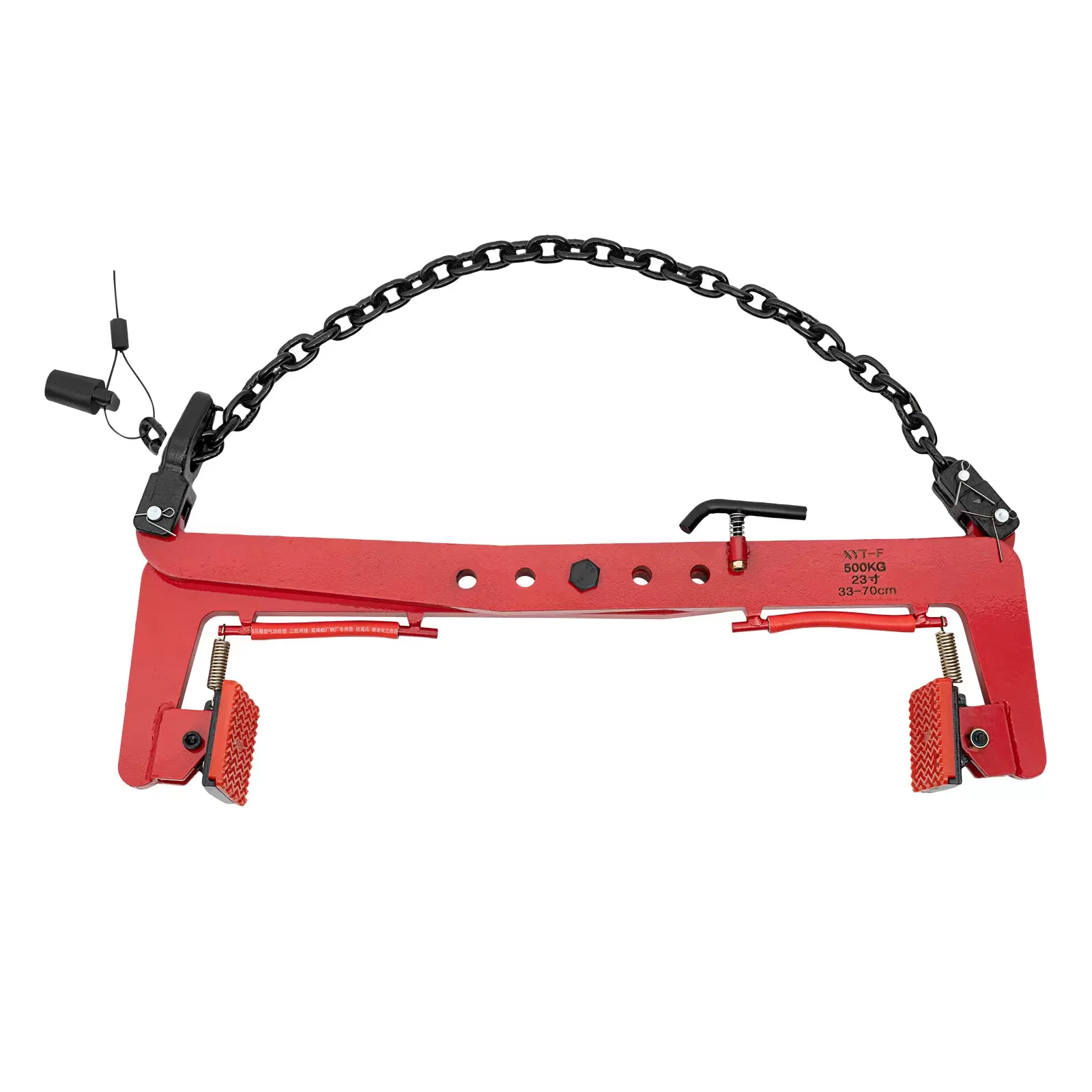 Curb Grippers 11-23 Inch Lifting Grippers Moving Grippers Stone Curb Carrier Grippers 500kg-Red