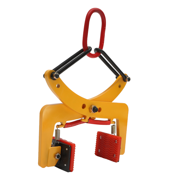 Hanging Ring Type Stone Clamp 325kg Used To Clamp Wooden Pallets Lift And Transport Timber Lumber Yellow Pallet Puller Clamp Construction