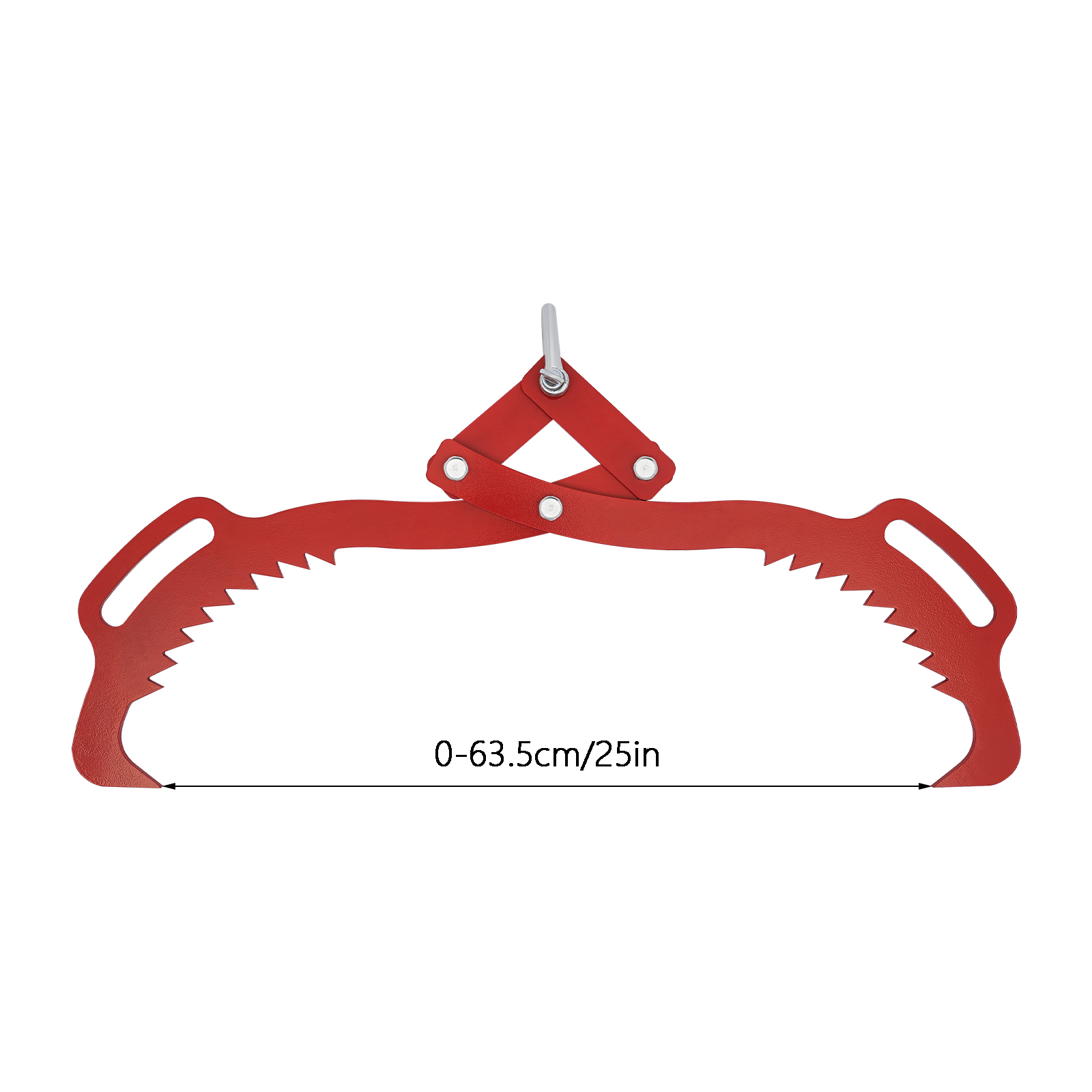 Wood Pliers Forestry Pliers for Tree Trunks up to 635mm 1000kg Pull Force Heavy Duty Grapple Timber Claw Claw Hook Red Wood Pliers Forestry Pliers for Tree Trunks up to 635mm 1000kg Pull Force Heavy Duty Grapple Timber Claw Claw Hook Red