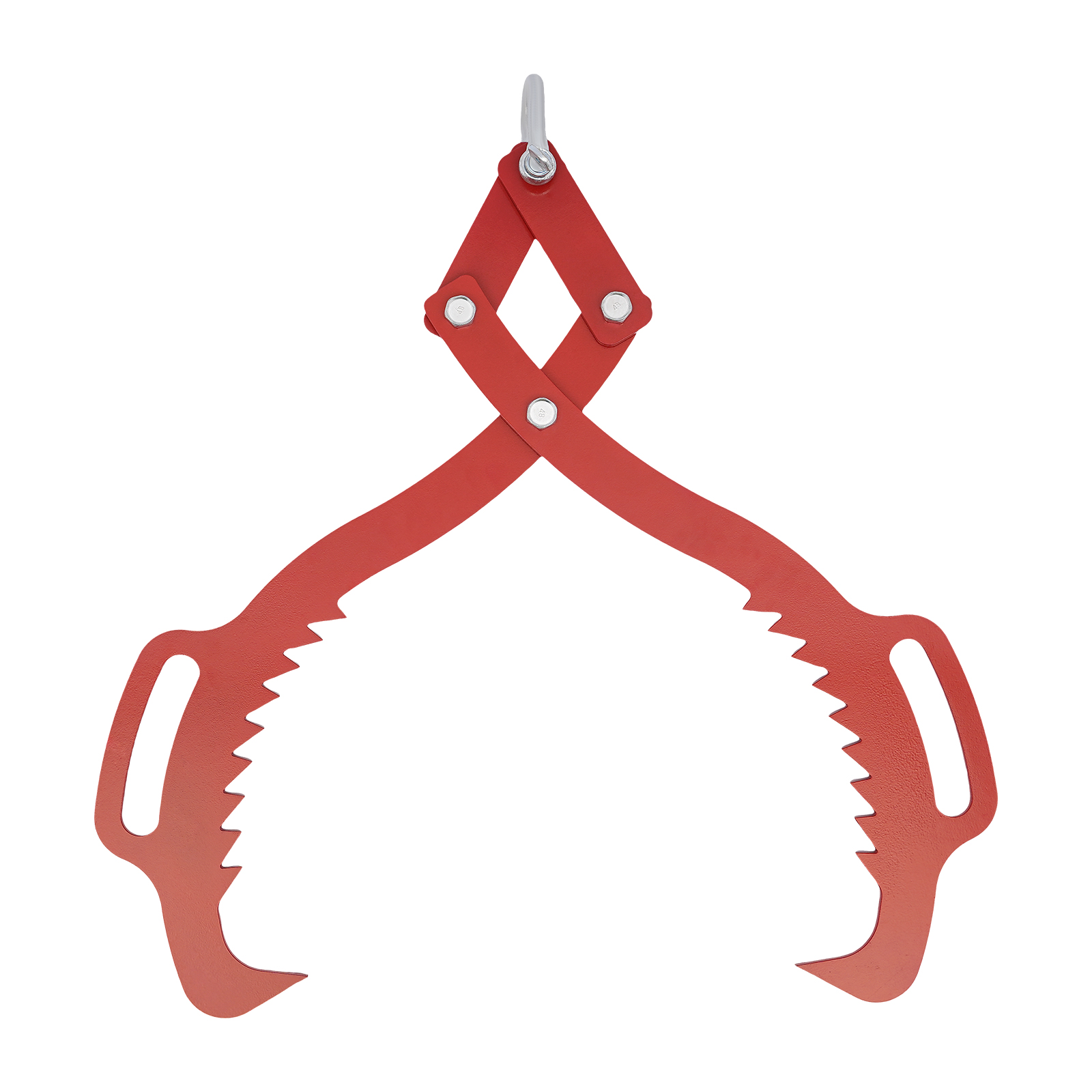 Wood Pliers Forestry Pliers for Tree Trunks up to 635mm 1000kg Pull Force Heavy Duty Grapple Timber Claw Claw Hook Red Wood Pliers Forestry Pliers for Tree Trunks up to 635mm 1000kg Pull Force Heavy Duty Grapple Timber Claw Claw Hook Red