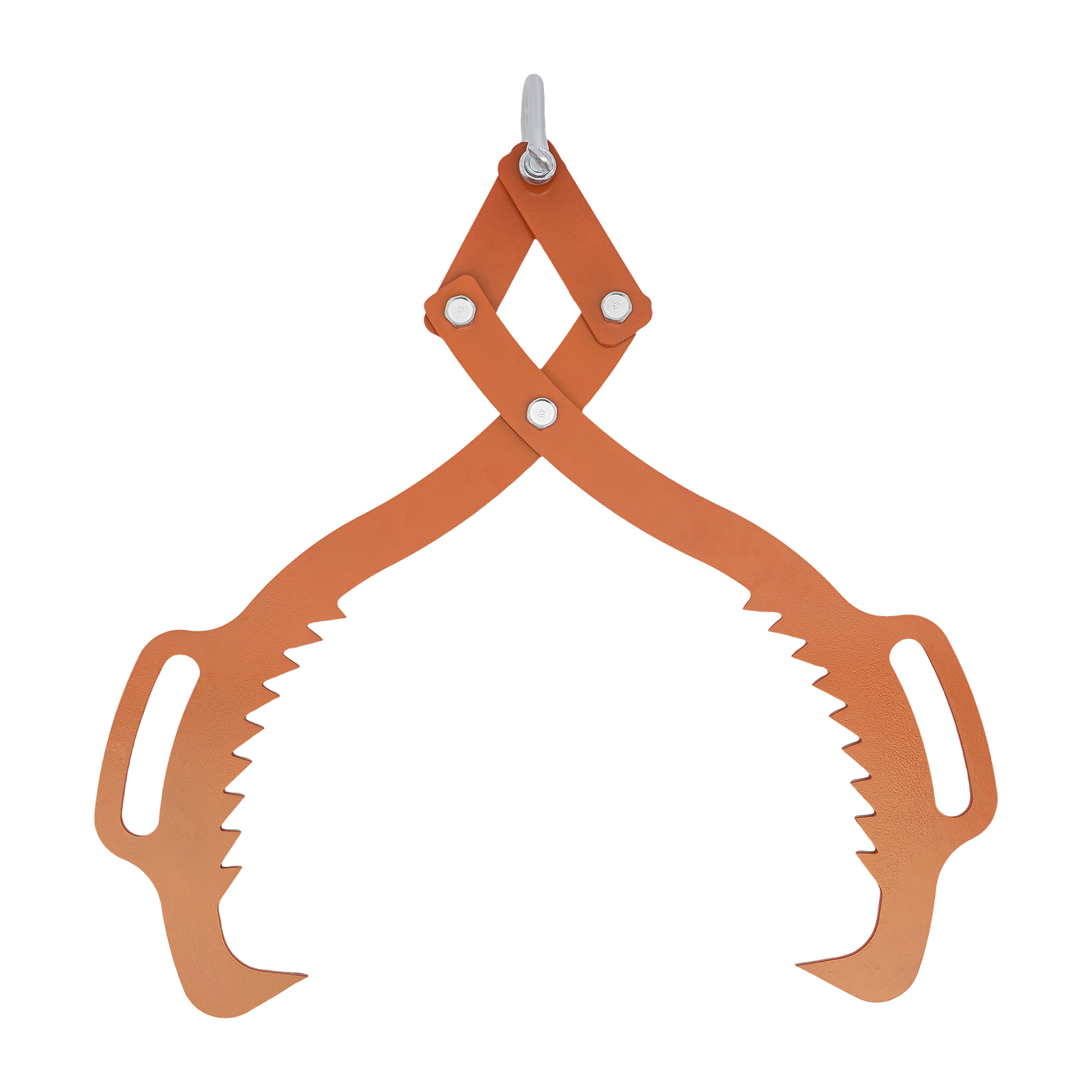 Forestry pliers, 1000 kg tensile force, with 2 clamping pins, orange Forestry pliers, 1000 kg tensile force, with 2 clamping pins, orange