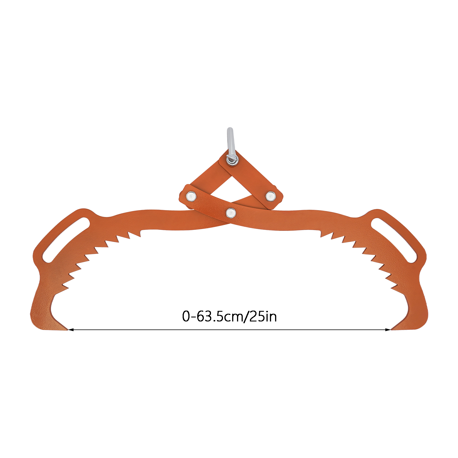 Forestry pliers, 1000 kg tensile force, with 2 clamping pins, orange Forestry pliers, 1000 kg tensile force, with 2 clamping pins, orange