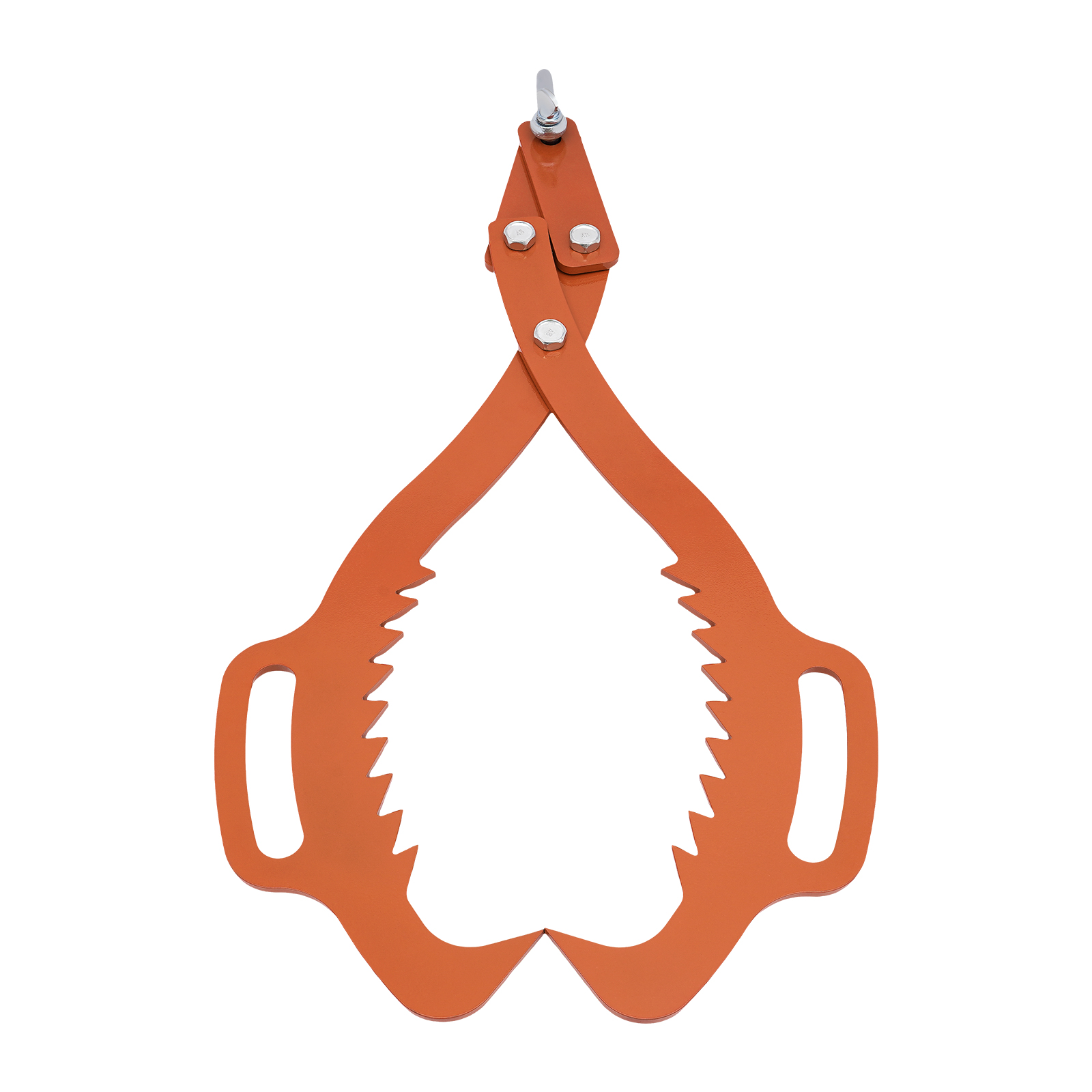 Forestry pliers, 1000 kg tensile force, with 2 clamping pins, orange