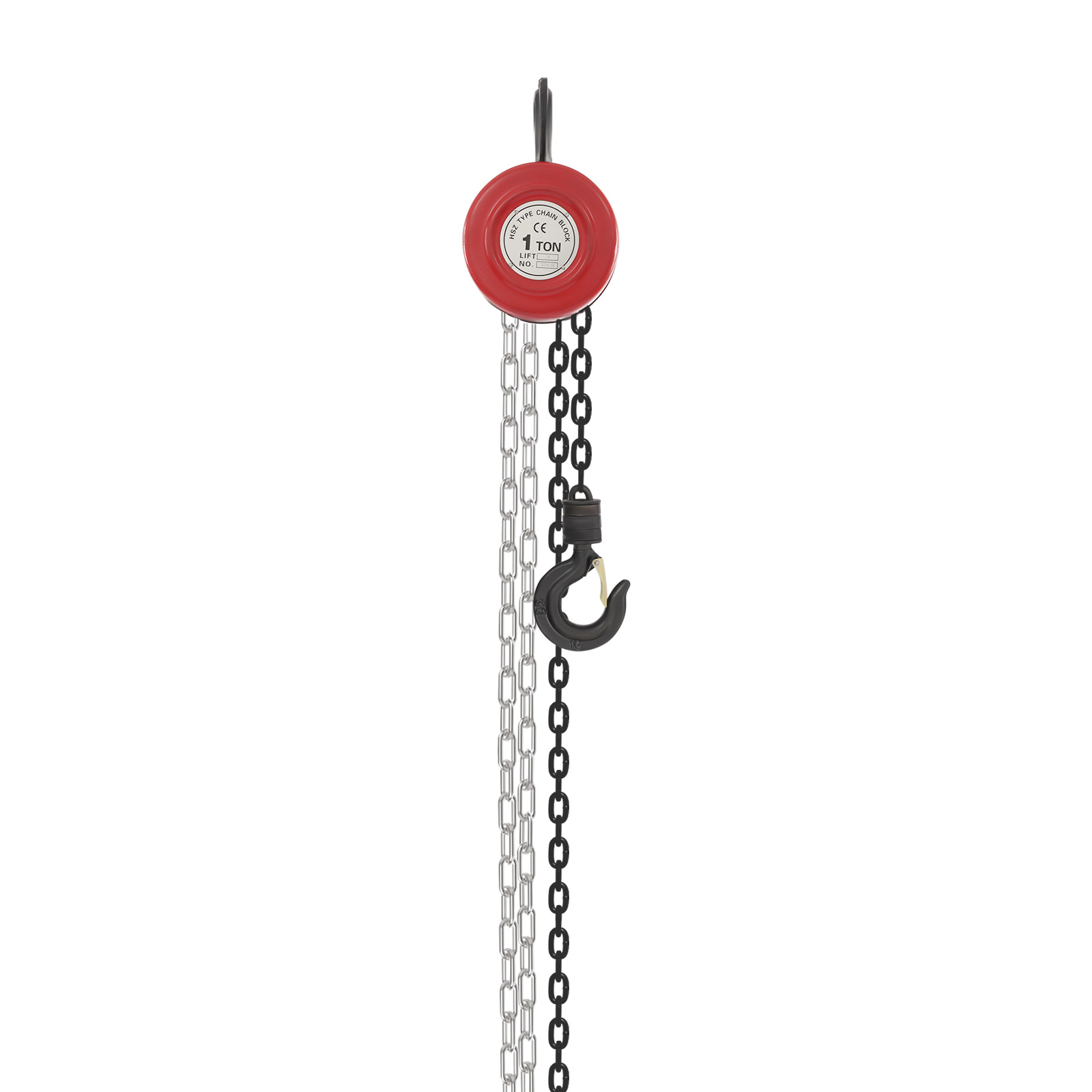 Manual Chain Hoist, 1T Chain Hoist, Hand Chain Hoist for most Industrial Fields, including Transportation, Factories - Red Manual Chain Hoist, 1T Chain Hoist, Hand Chain Hoist for most Industrial Fields, including Transportation, Factories - Red