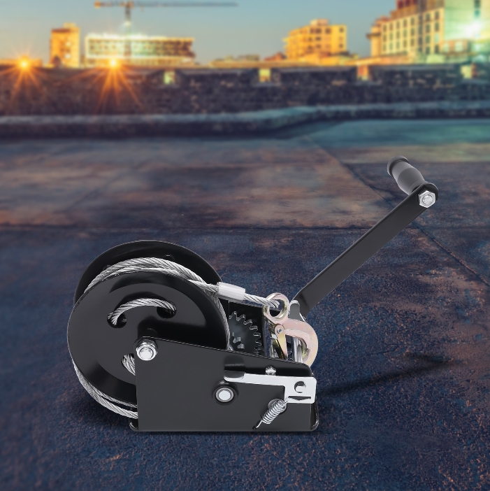Professional Winch Manual Winch Three Gears 10m Wire Rope Suitable For Boat Trailers Trucks Mounted Onto Boats Trailers Pickup Trucks Professional Winch Manual Winch Three Gears 10m Wire Rope Suitable For Boat Trailers Trucks Mounted Onto Boats Trailers Pickup Trucks