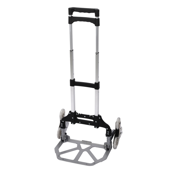 Folding Hand Cart Stair Climbing Cart 6 Wheels Folding Hand Cart Stainless Steel Stair Climbing Cart