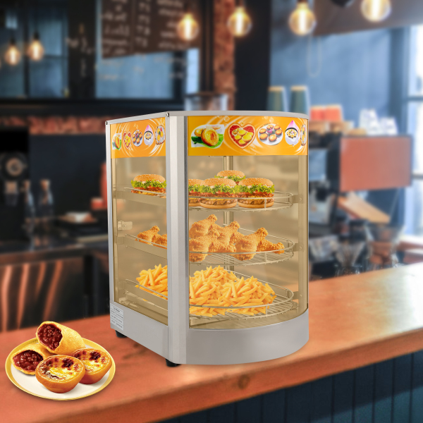 Commercial Heating Cabinet Desktop Heating Cabinet Three-level Electric Heating Cabinet For Canteens Bakeries Cafes Fast Food Restaurants