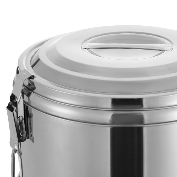 Isothermal bucket, Isothermal soup container, Isothermal soup carrier, Capacity: 30L, 34.5*38.5cm, Silver Isothermal bucket, Isothermal soup container, Isothermal soup carrier, Capacity: 30L, 34.5*38.5cm, Silver