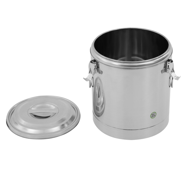 Isothermal bucket, Isothermal soup container, Isothermal soup carrier, Capacity: 30L, 34.5*38.5cm, Silver Isothermal bucket, Isothermal soup container, Isothermal soup carrier, Capacity: 30L, 34.5*38.5cm, Silver
