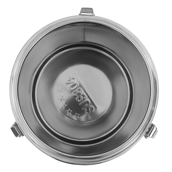 Isothermal Bucket, Isothermal Soup Container, Excellent insulation performance, 29.5*38cm, Silver