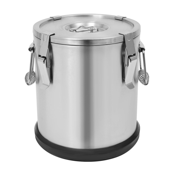 12 L Insulated Bucket with Base Insulated Bucket, 2.64 Gallon Insulated Bucket, Thick Base Hot and Cold Insulated Bucket with Lid