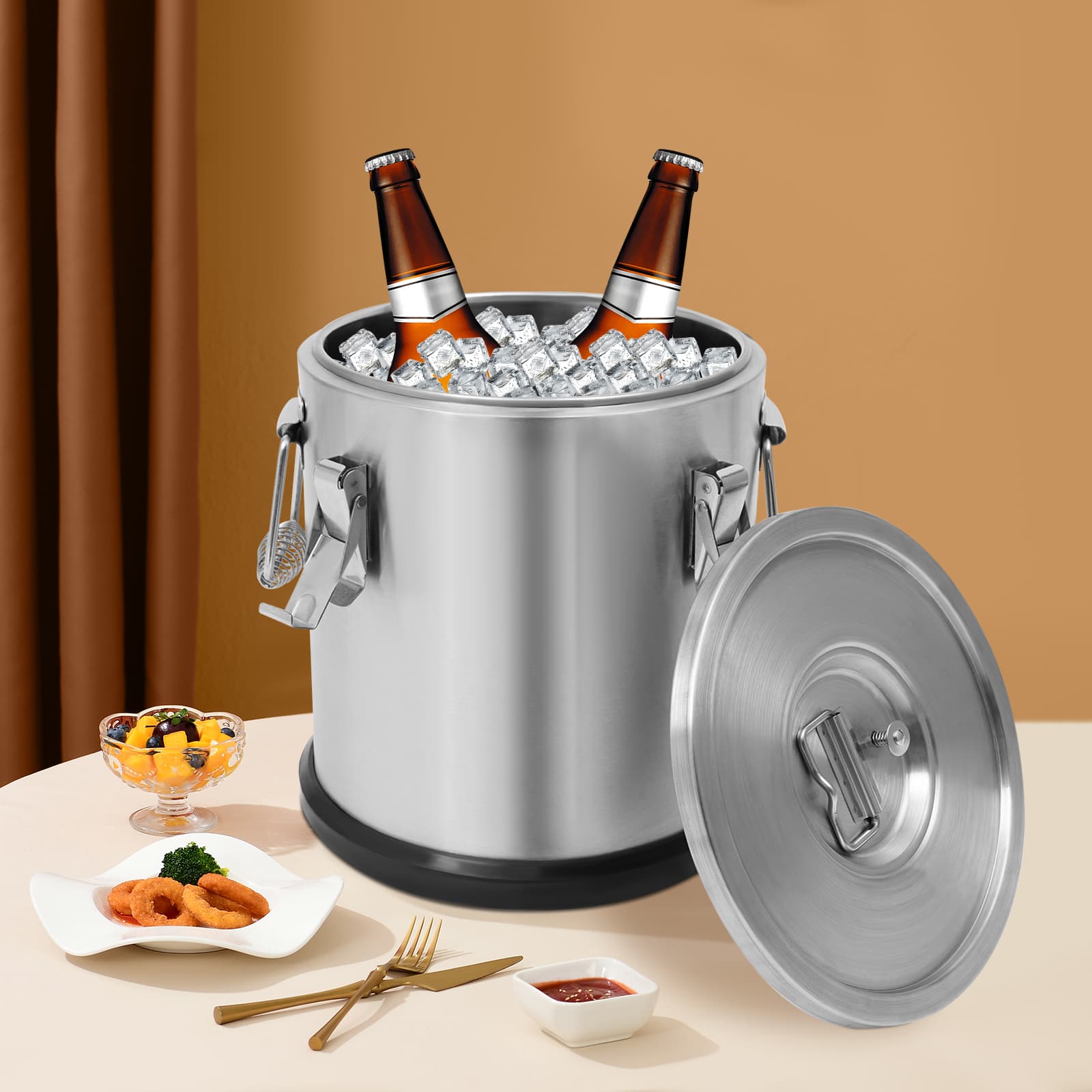 12 L Insulated Bucket with Base Insulated Bucket, 2.64 Gallon Insulated Bucket, Thick Base Hot and Cold Insulated Bucket with Lid 12 L Insulated Bucket with Base Insulated Bucket, 2.64 Gallon Insulated Bucket, Thick Base Hot and Cold Insulated Bucket with Lid
