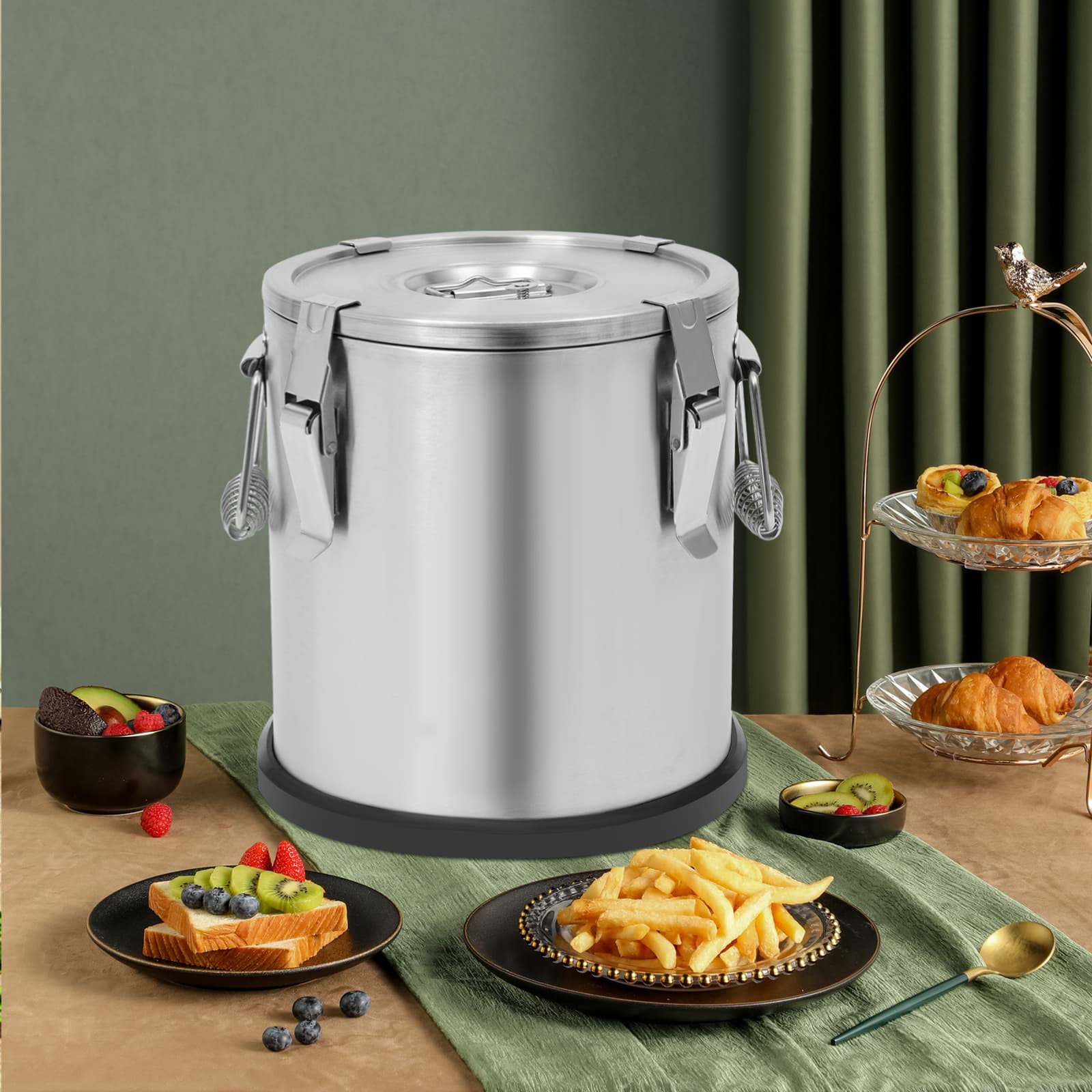 12 L Insulated Bucket with Base Insulated Bucket, 2.64 Gallon Insulated Bucket, Thick Base Hot and Cold Insulated Bucket with Lid 12 L Insulated Bucket with Base Insulated Bucket, 2.64 Gallon Insulated Bucket, Thick Base Hot and Cold Insulated Bucket with Lid