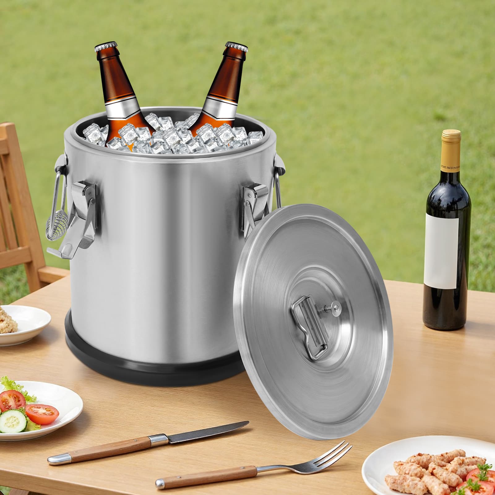 12 L Insulated Bucket with Base Insulated Bucket, 2.64 Gallon Insulated Bucket, Thick Base Hot and Cold Insulated Bucket with Lid 12 L Insulated Bucket with Base Insulated Bucket, 2.64 Gallon Insulated Bucket, Thick Base Hot and Cold Insulated Bucket with Lid