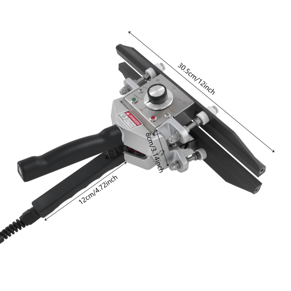 12in Sealing Machine, Portable Heat Sealer, Portable Hand Held Crimp Sealer - Black