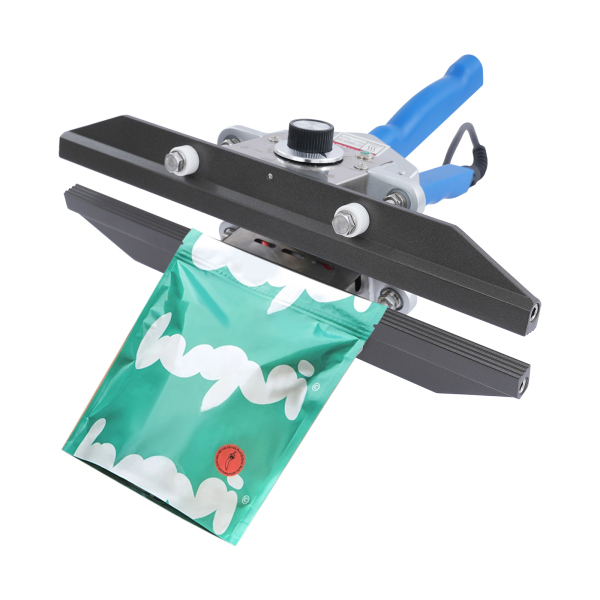 12in Sealing Machine, Portable Heat Sealer, Portable Hand Held Crimp Sealer - Blue