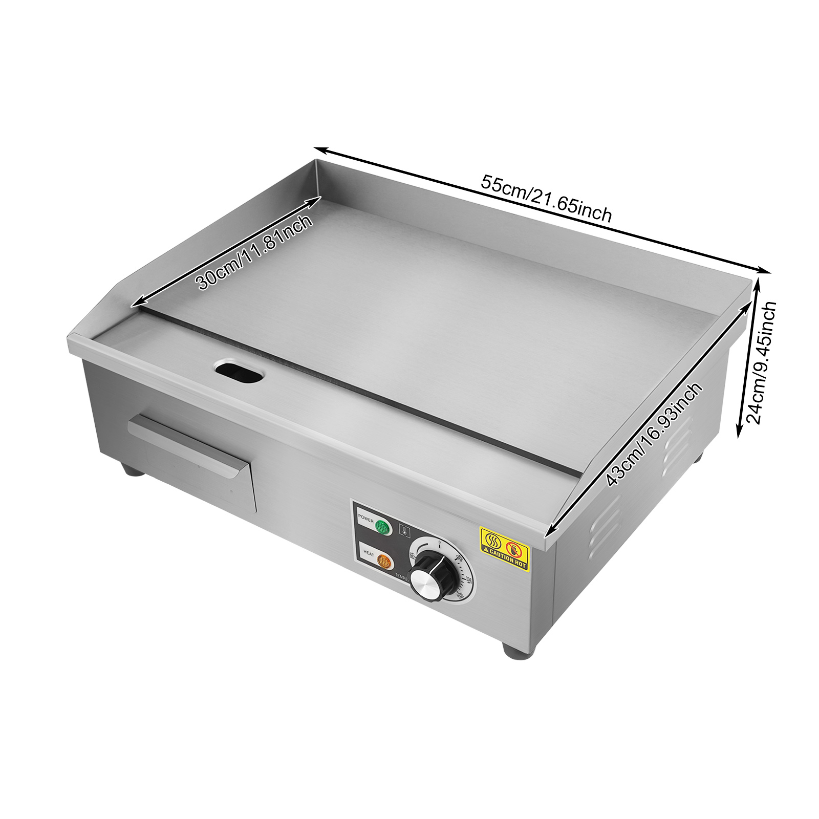 Electric grill 55*43*24cm (fully flat + two shovels and two brushes) Electric grill 55*43*24cm (fully flat + two shovels and two brushes)
