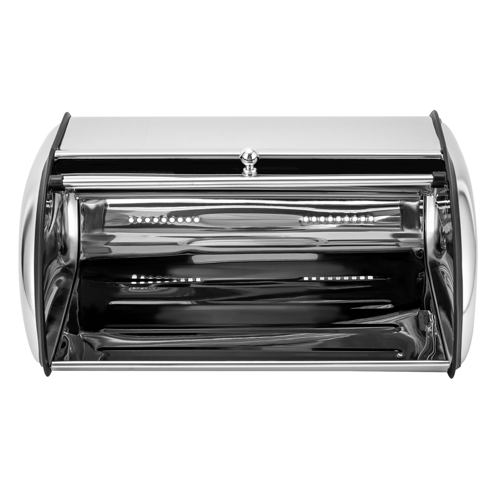 Stainless Steel Bread Box for Kitchen Countertop, Stainless Steel Bread Storage Container with Roll-up Lid and Clear Window Stainless Steel Bread Box for Kitchen Countertop, Stainless Steel Bread Storage Container with Roll-up Lid and Clear Window