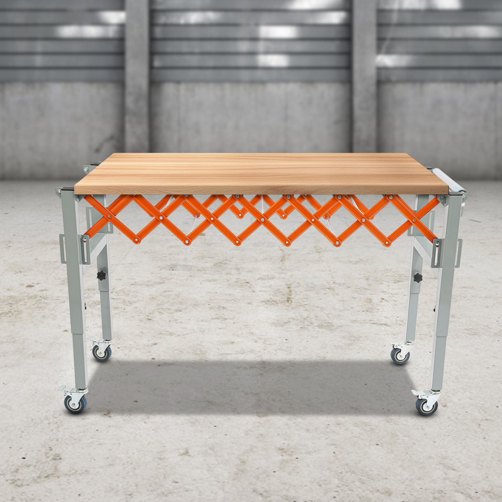 130cm Orange Adjustable Conveyor Roller Table, Adjustable Conveyor Table, Flexible and Extendable Conveyor Roller Table 130cm Orange Adjustable Conveyor Roller Table, Adjustable Conveyor Table, Flexible and Extendable Conveyor Roller Table