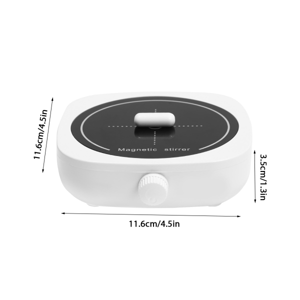 Magnetic Stirrer, Magnetic Stirrer, Mini USB Silent Magnetic Liquid Mixer for Scientific Research