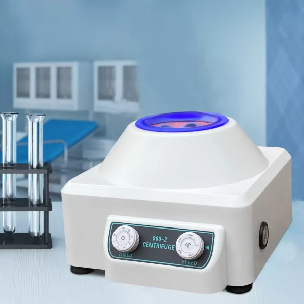 Centrifuge Machine Digital Desktop Electric Centrifuges with Time & Speed Adjustable 10ML*6 Rotors for Lab School Science Plasma Research