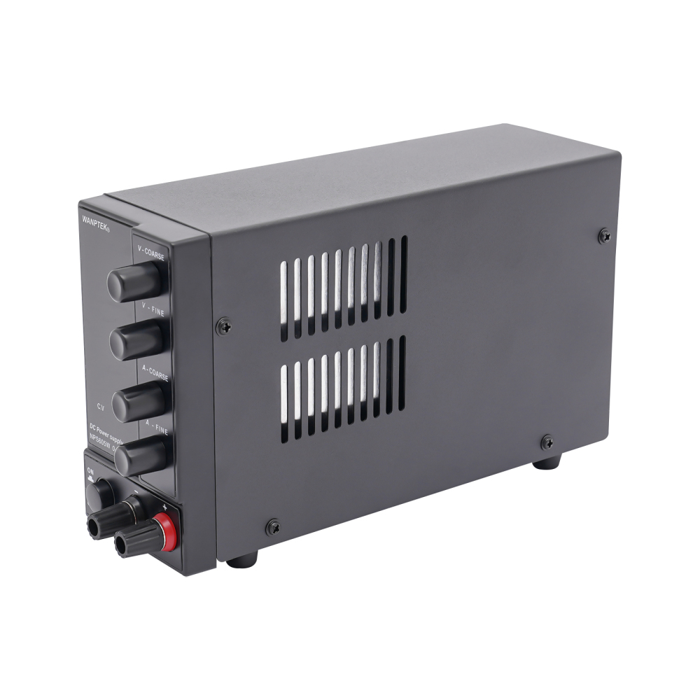 NPS605W Regulated Power Supply Euro Plug for Labs Schools Maintenance Electrolysis Electroplating Brush Plating Bulb Testing Black