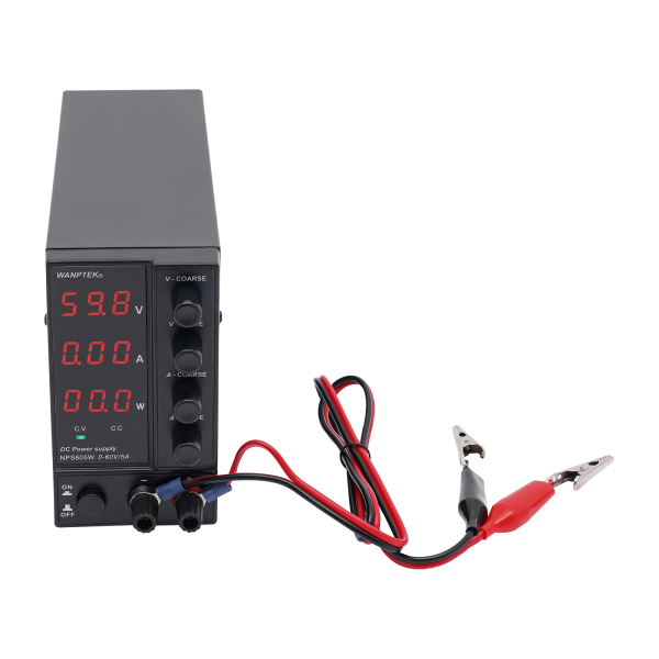 NPS605W Regulated Power Supply Euro Plug for Labs Schools Maintenance Electrolysis Electroplating Brush Plating Bulb Testing Black NPS605W Regulated Power Supply Euro Plug for Labs Schools Maintenance Electrolysis Electroplating Brush Plating Bulb Testing Black
