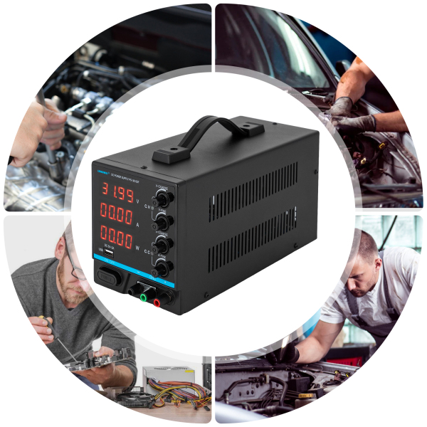Lab Power Supply DC Power Supply Variable DC Voltage Regulator EU Standard Regulated power supply PS-3010DF 30V/10A LED Black Lab Power Supply DC Power Supply Variable DC Voltage Regulator EU Standard Regulated power supply PS-3010DF 30V/10A LED Black
