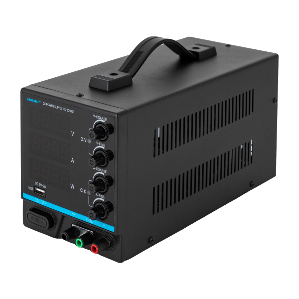 Lab Power Supply DC Power Supply Variable DC Voltage Regulator EU Standard Regulated power supply PS-3010DF 30V/10A LED Black