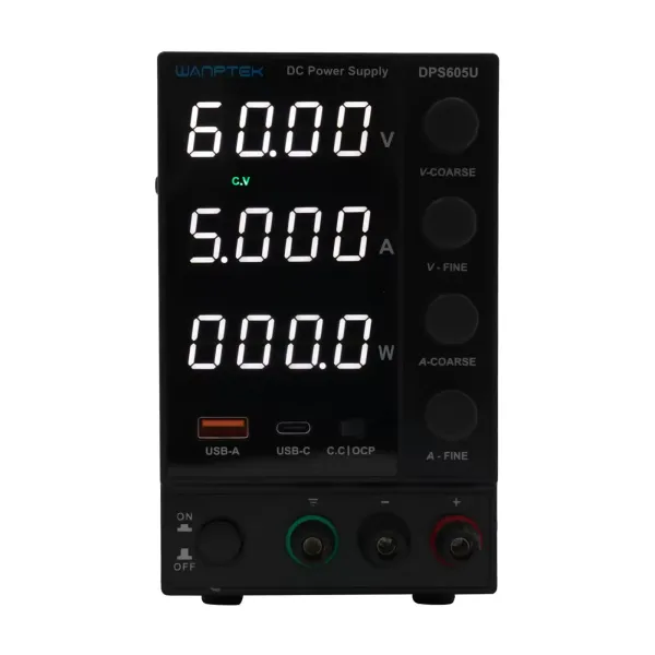 0-60V 5A Power Supplies Adjustable Laboratory Power Supply DC Power Supply Wanptek 60V 5A Lab Variable Adjustable Switching Regulated DC Bench