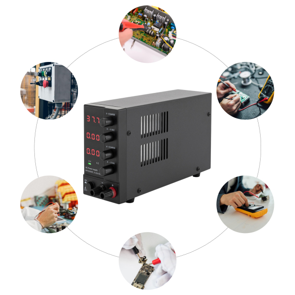 Laboratory Power Supply 0-30V 0-6A DC Adjustable Power Supply Stabilised Digital Display Laboratory Power Supply Power Supply Current Meter
