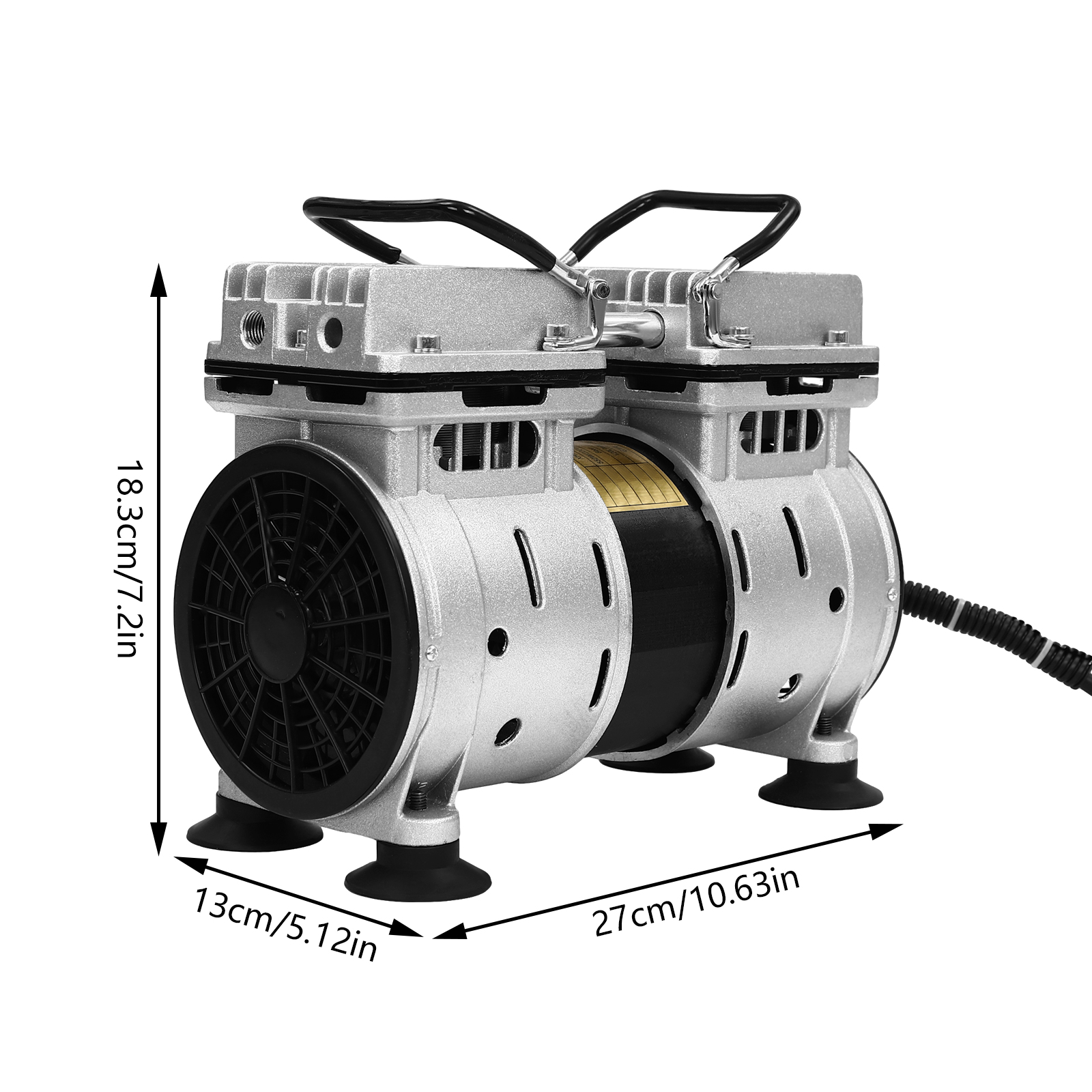 CNCEST Vacuum pump 550W laboratory pressure pump vacuum pump oil-free