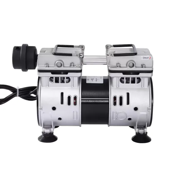 Oil-Free Laboratory Vacuum Pump 1440 RPM Vacuum Pump with Muffler for Food Processing Machinery Packaging Machines
