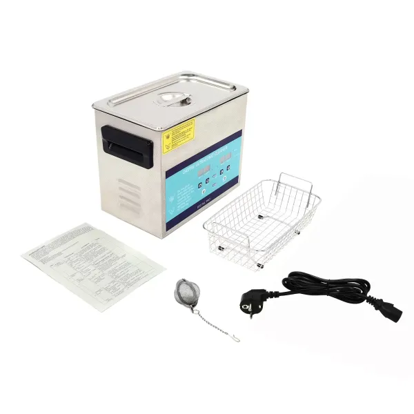Ultrasonic cleaning machine, eyeglass cleaning machine with cleaning basket